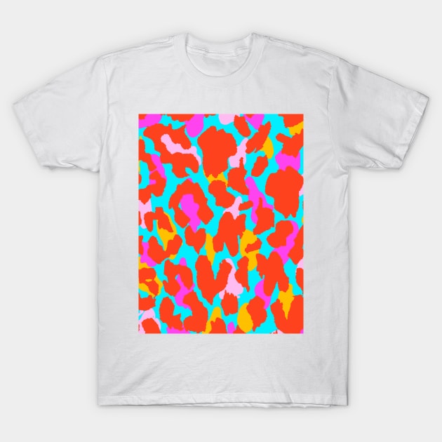 Confetti Cheetah T-Shirt by AS.PAINTINGS